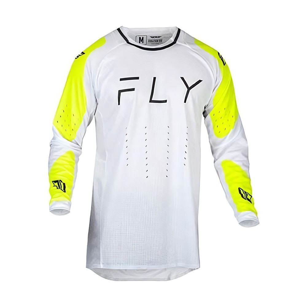 FlyRacingOffroadShirtMX-JerseyEvolution70215White-YellowFluo-S