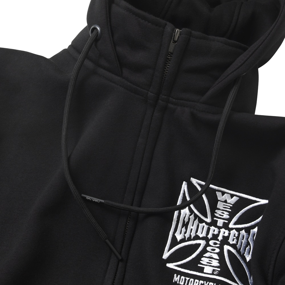 WestCoastChoppersHerrenHoodieOgAtxZipHoodyBlack-XXL