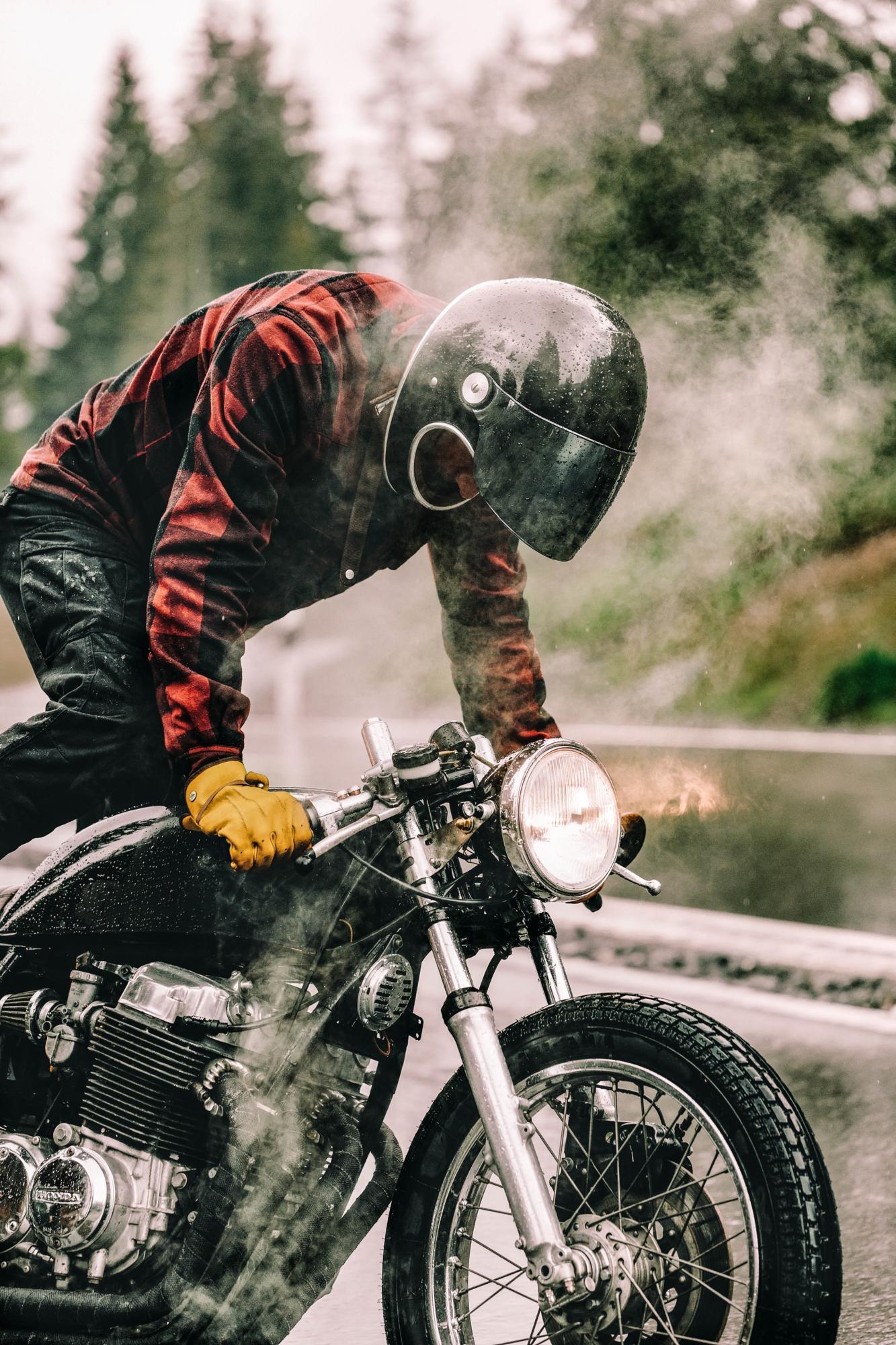 JohnDoeMotorradHemdLumberjackShirtRed-L