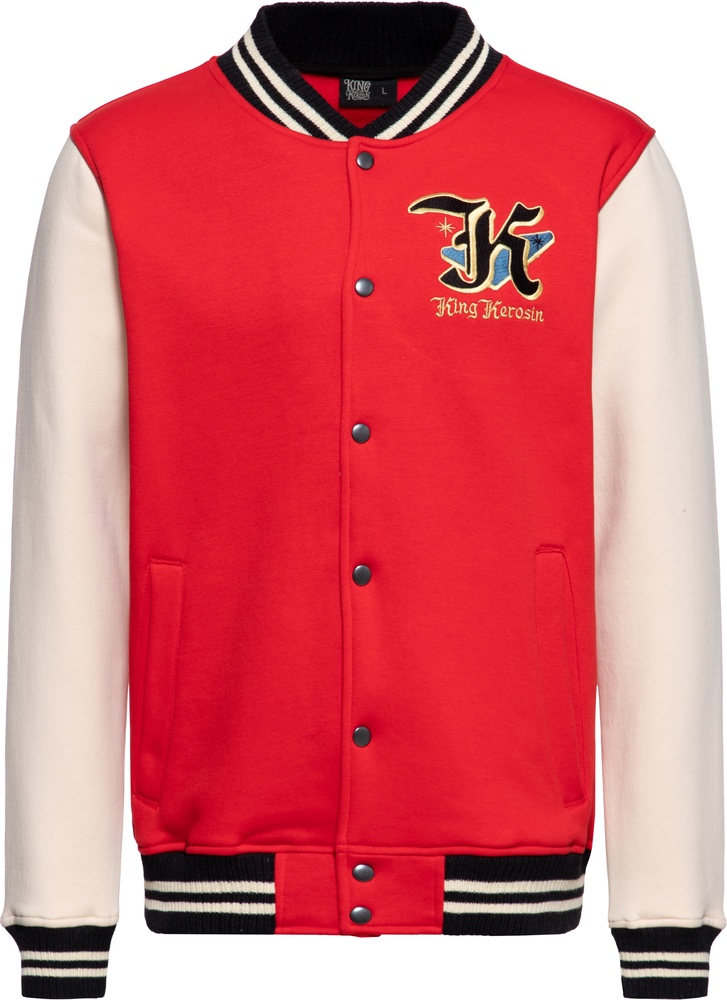 KingKerosinCollegeSweatJackeDetroitGreaserKKU44050Red-S