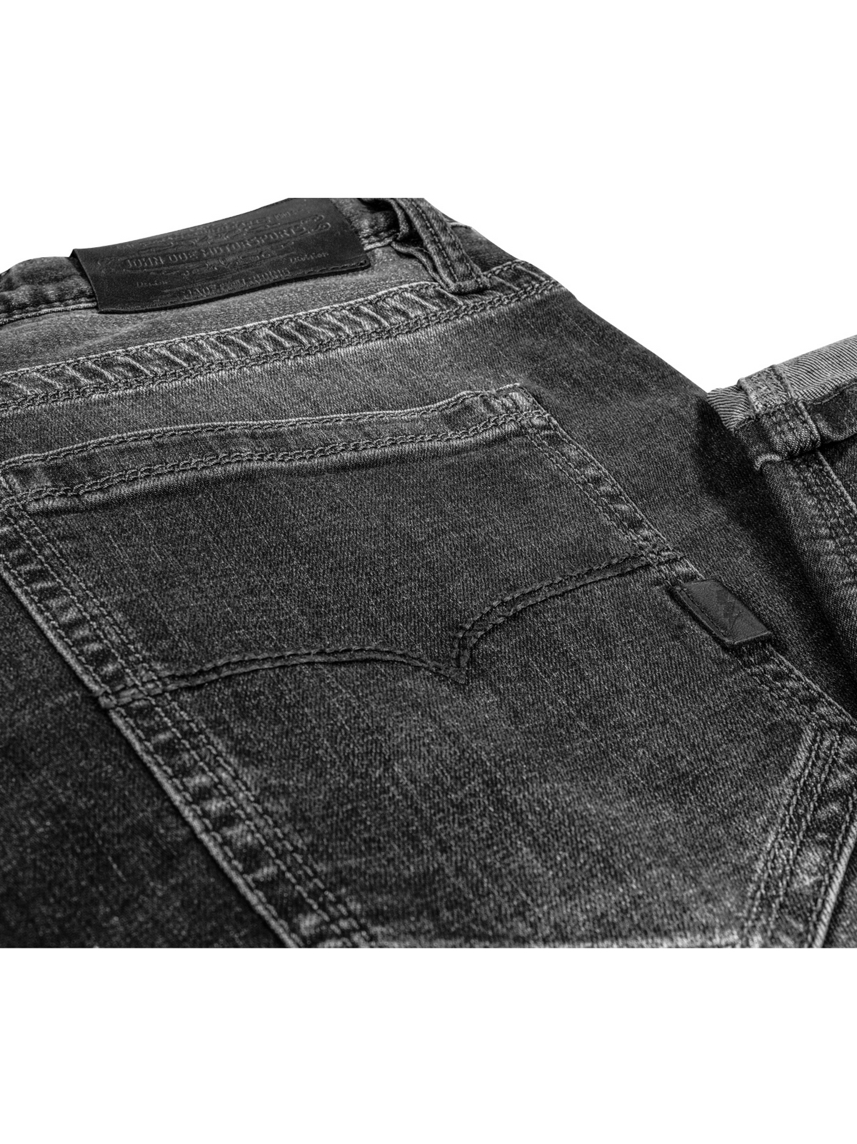 JohnDoeMotorradHoseJeansDenimKamikazeJeansBlack-W28-L32