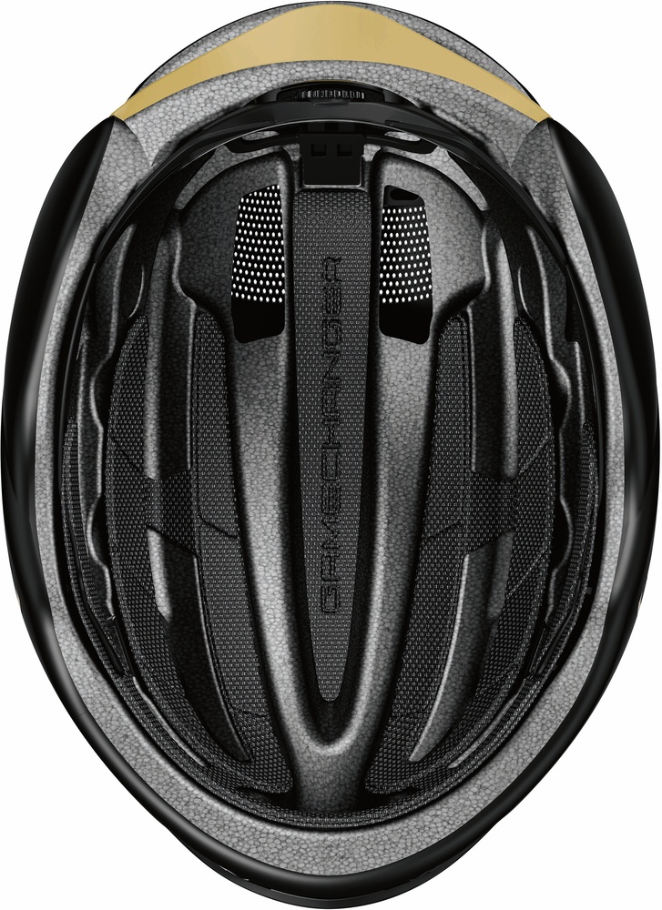 ABUSRoadFahrradhelmGAMECHANGER2098027BlackGold-L