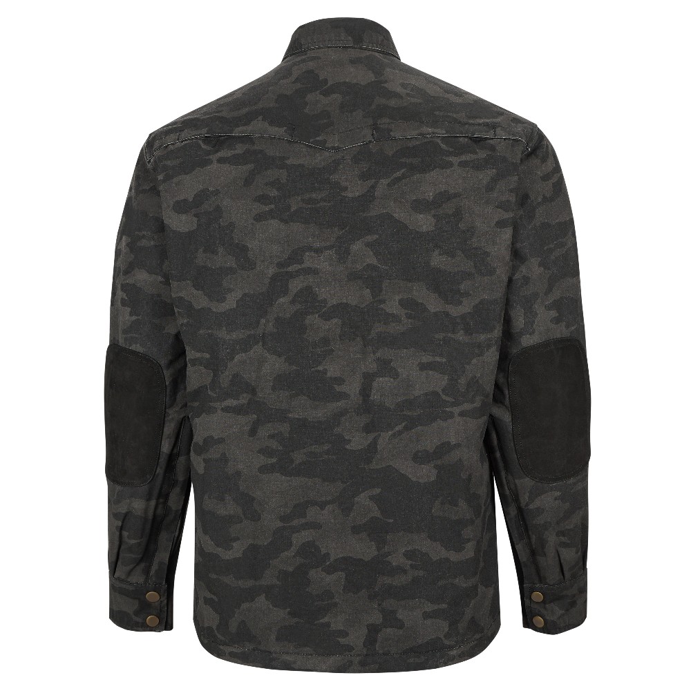 BoresAramid-MotorradhemdMilitary-JackArmySchwarz-Camouflage-6XL