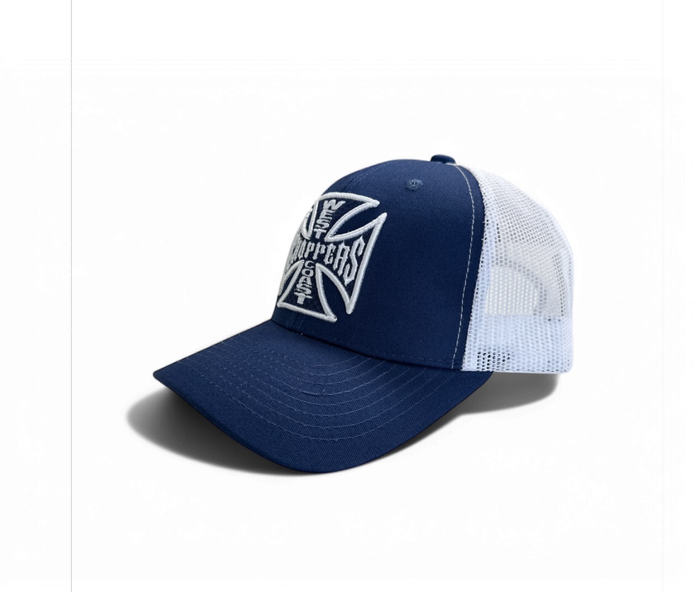 WCCWestCoastChoppersCapOgCrossHatWCCPT169BL