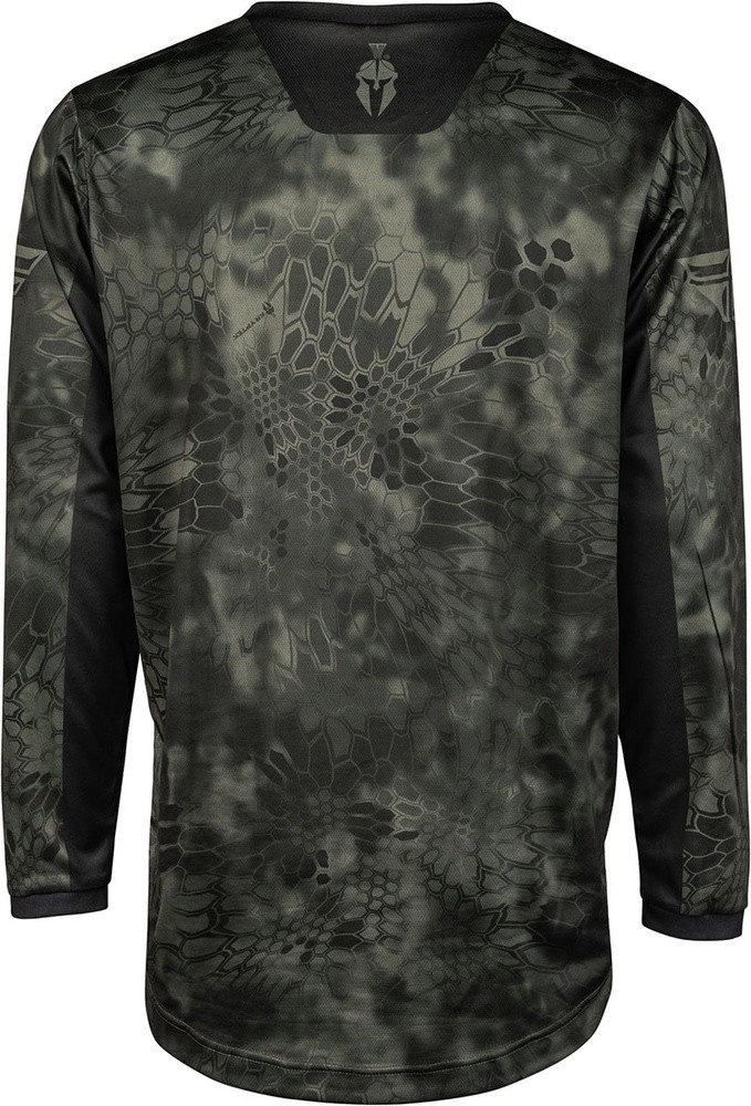 FlyRacingOffroadShirtMX-JerseyF-1670203MossGrey-Black-M