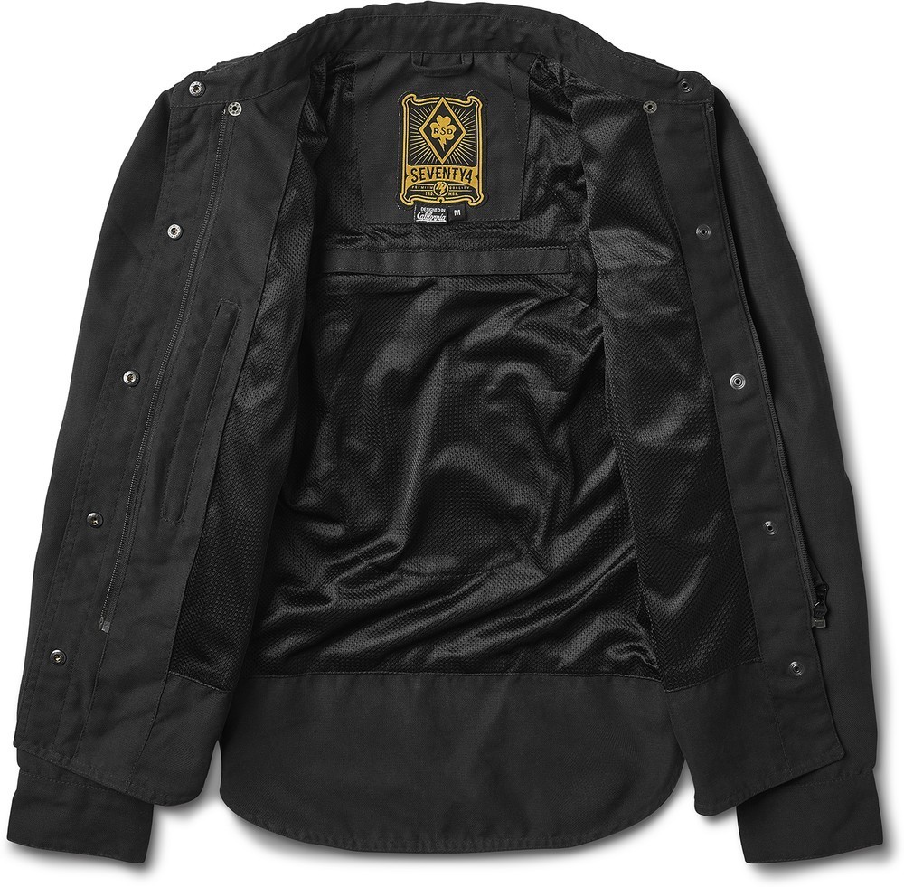 RolandSandsDesignDamenMotorrad-HemdmitProtektorenAppianShirt74Black-XS