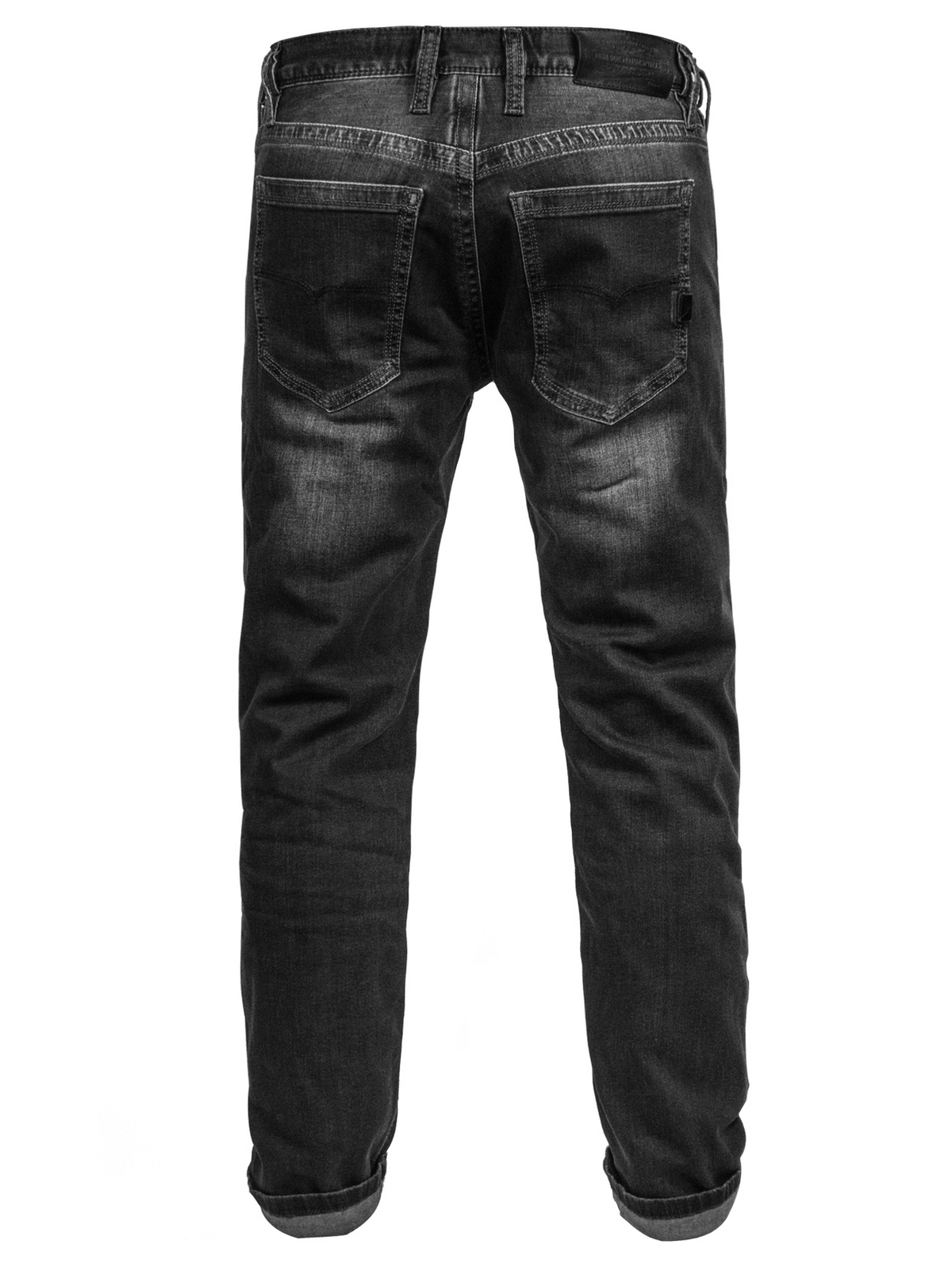 JohnDoeMotorradHoseJeansDenimKamikazeJeansBlack-W28-L32