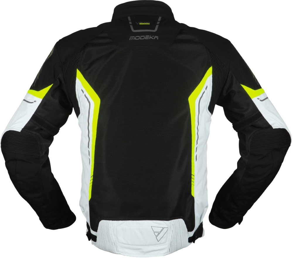 ModekaMotorradJackeKhaoAir084241SchwarzHellgrauGelb-3XL