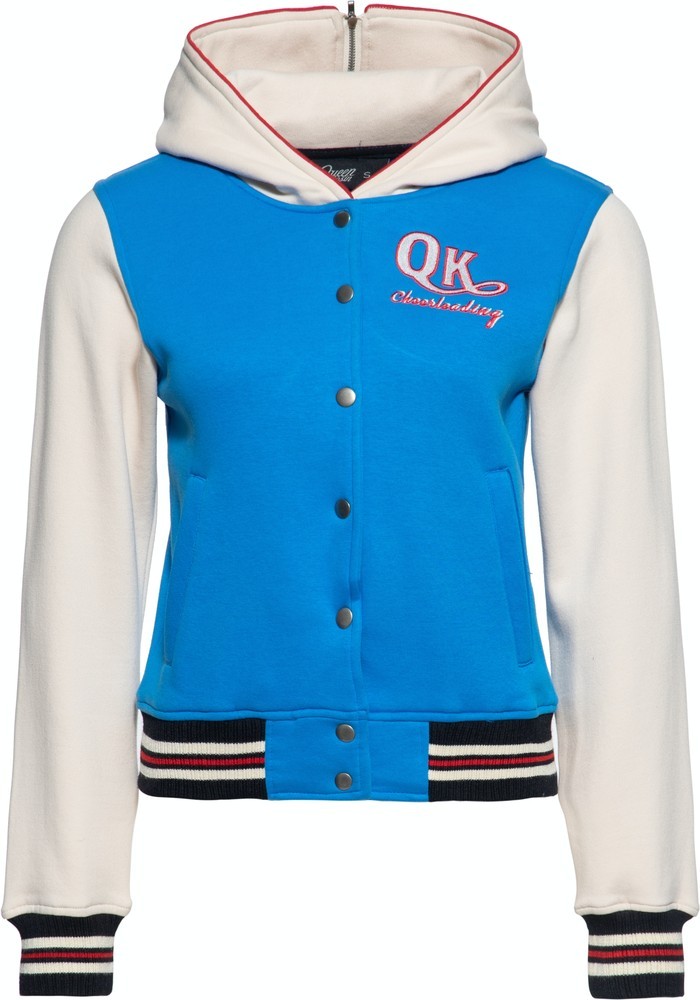 QueenKerosinDamenWonderWomanCollegeSweatjackeOffwhite-3XL