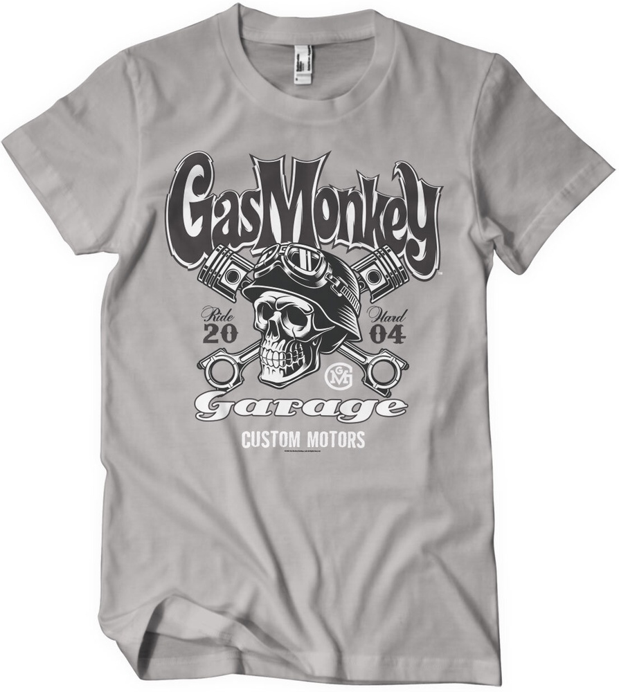 GasMonkeyGarageT-ShirtGmgCustomMotorsSkullT-ShirtGMG-1-GMG040-H95-13StormGrey-S