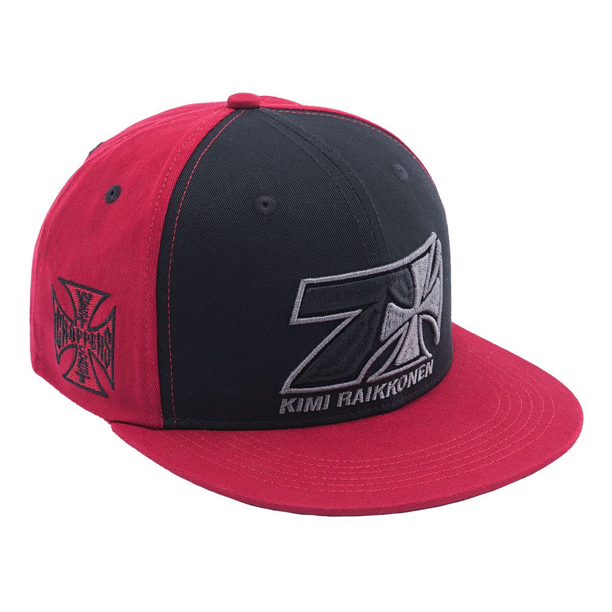WCCWestCoastChoppersCapKimiRaikknenCross7SnapbackFlatbill