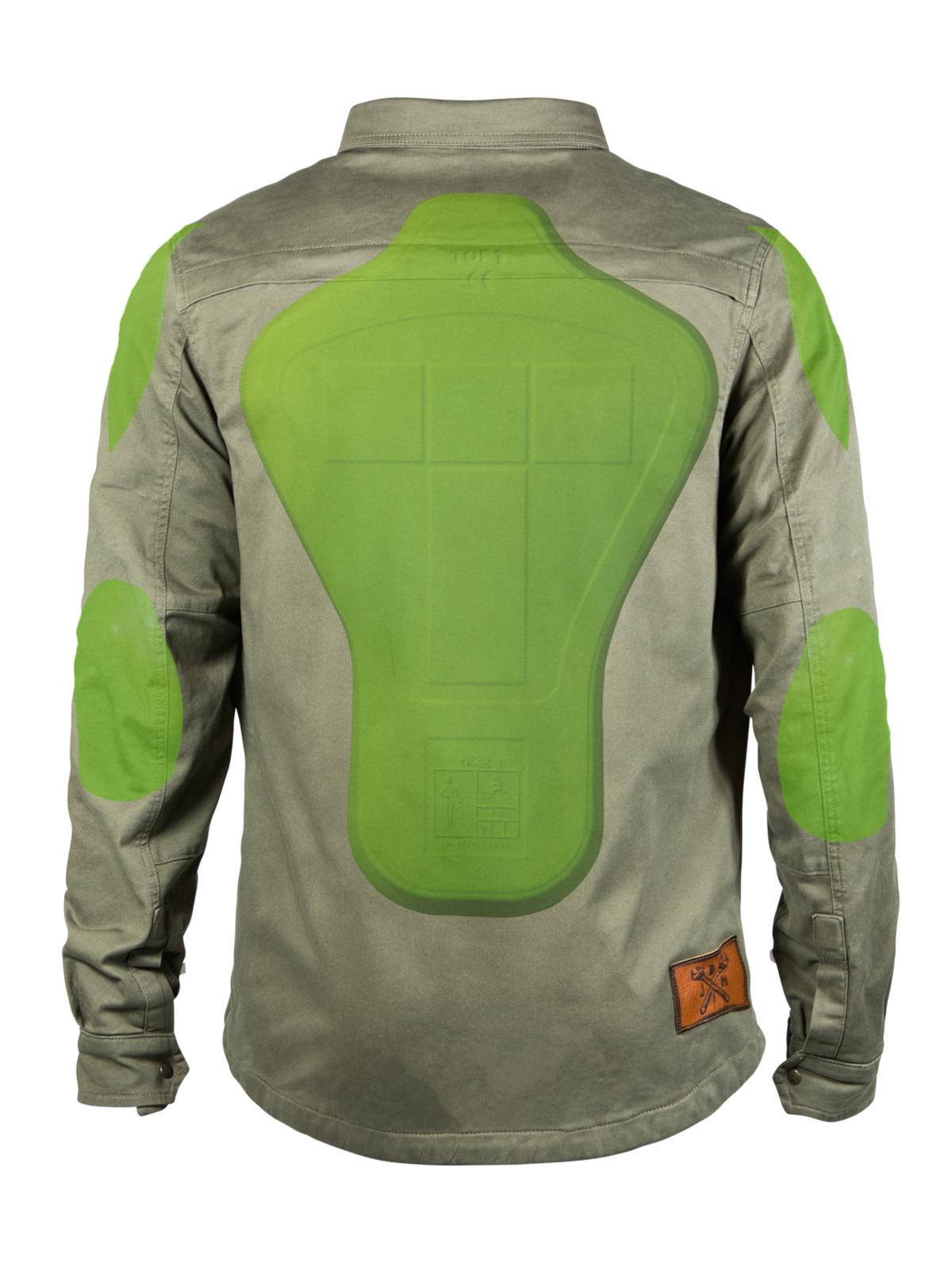 JohnDoeMotorradHemdMotoshirtXTMOlive-XXL