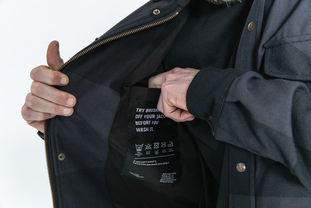 JohnDoeMotorradHemdMotoshirtGreyBlackBigBlock-XXL