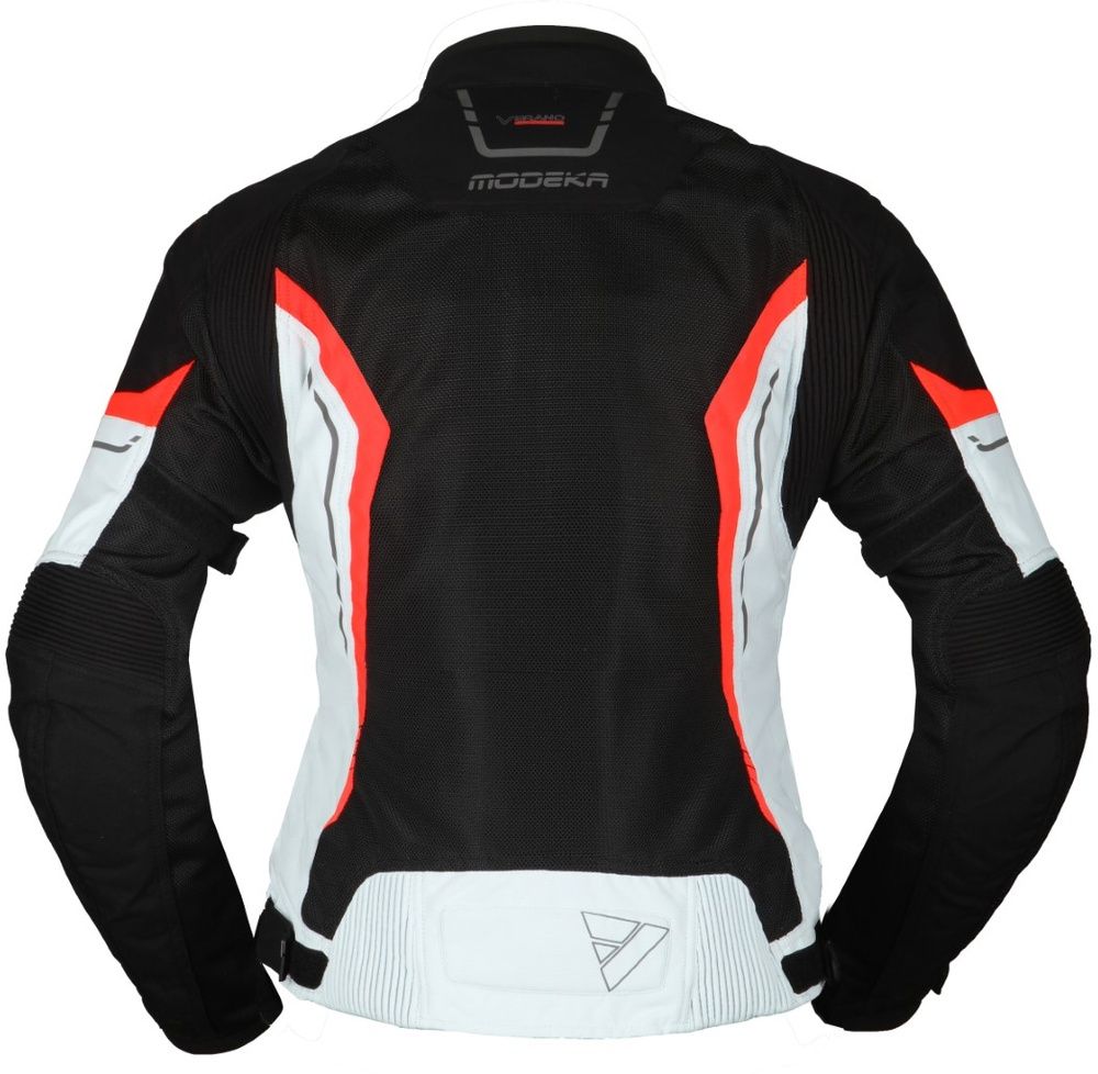 ModekaDamenMotorradJackeKhaoAirLady084242SchwarzHellgrauRot-34