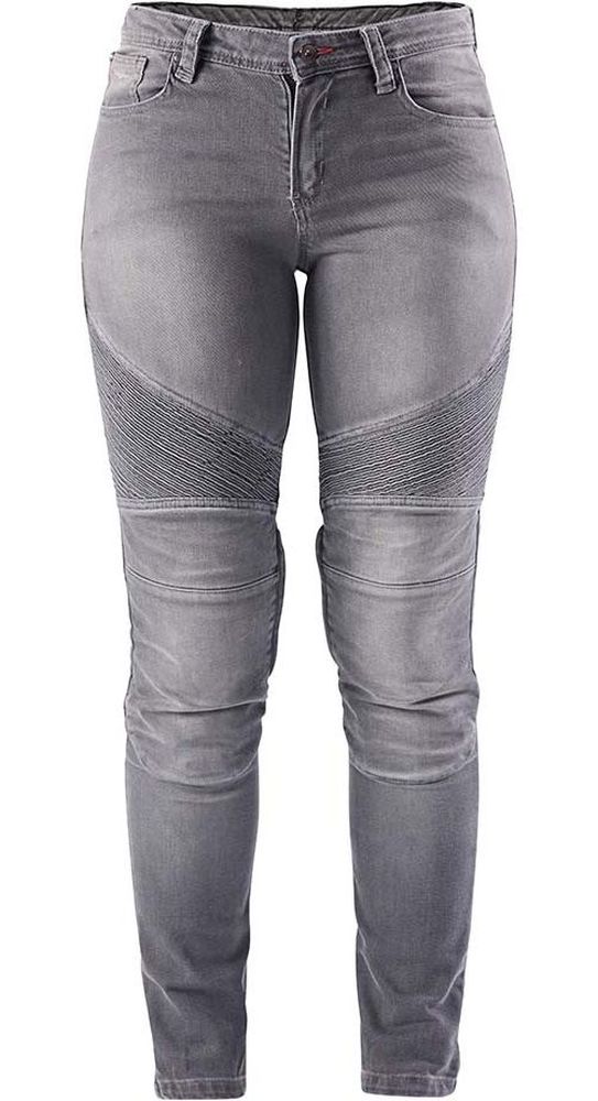 FuryganDamenMotorradHosePurdeyEvoSlim65299Grey-W26-L32