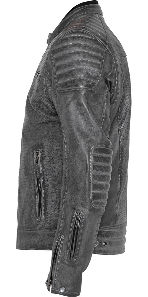 JohnDoeMotorradLederjackeLeatherJacketStormGrey-XXL