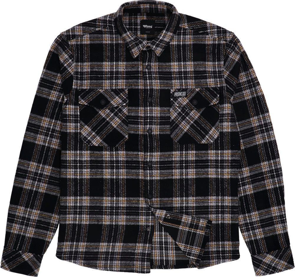 RoegMotorradHemdBlazeFlannelShirtROE0070Gray-S
