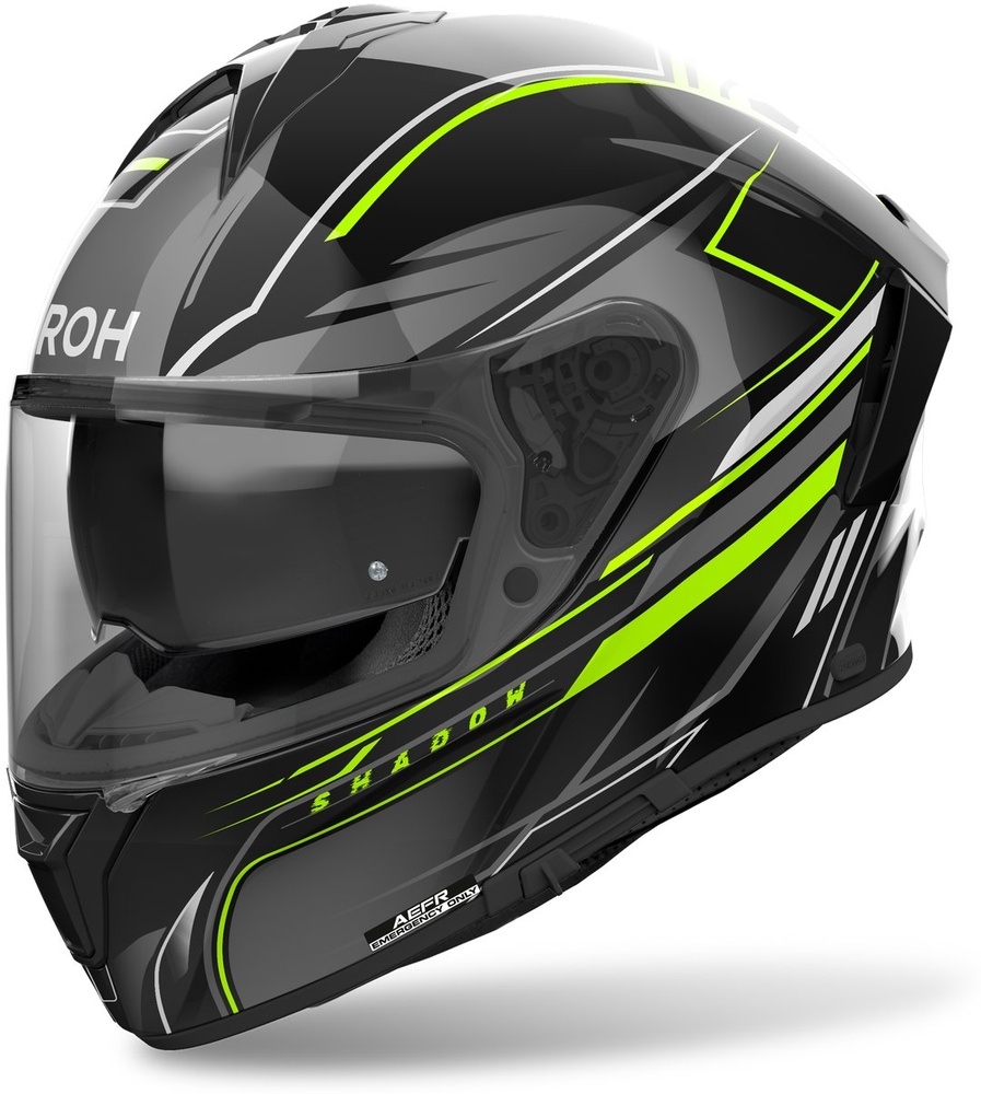 AirohIntegralhelmHelmetSpark2ShadowYellowGloss57-25040