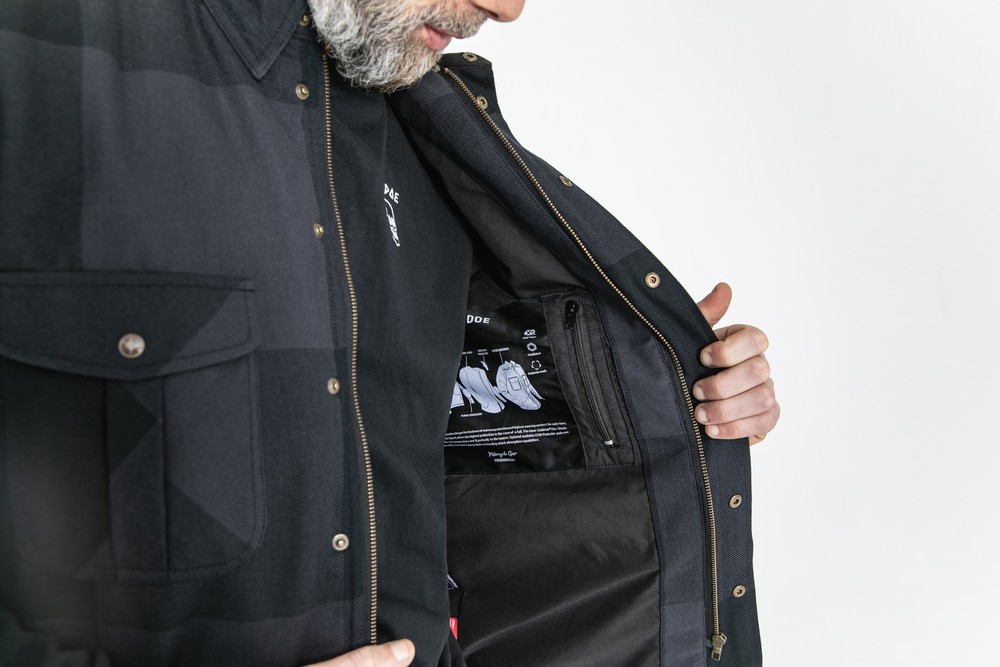 JohnDoeMotorradHemdMotoshirtGreyBlackBigBlock-XXL