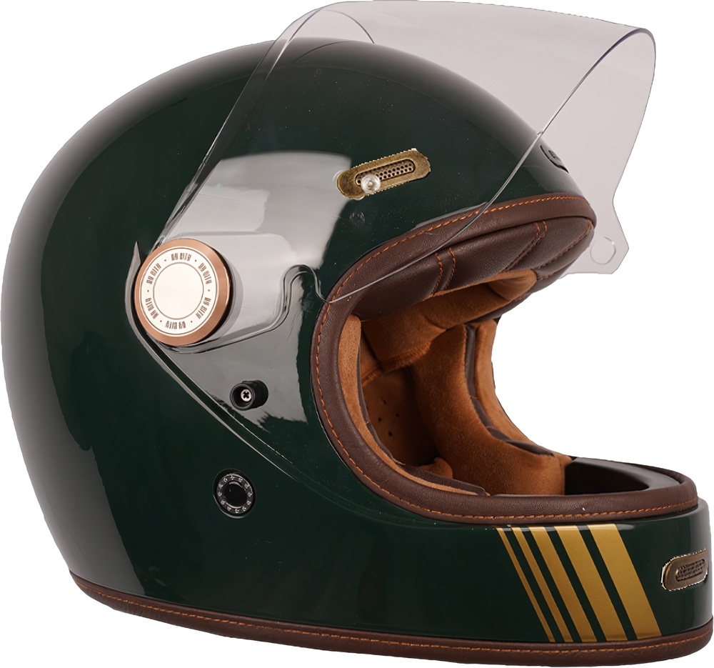 ByCityMotorradIntegralhelmRoadsterIiiHelmetBYC0082DarkGreen-XS