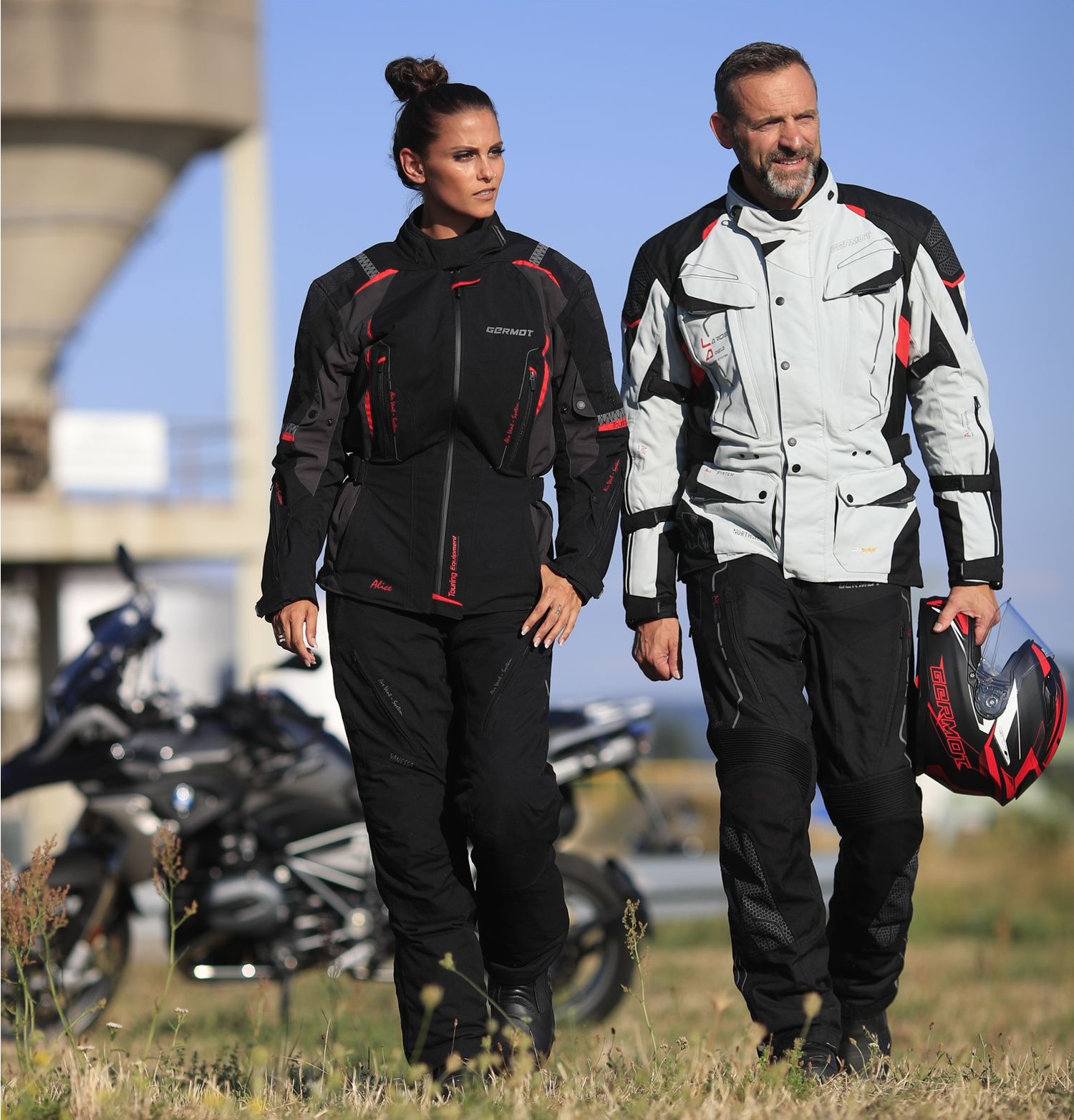 GermotMotorradhoseTextilhoseVanessaKurzSchwarz