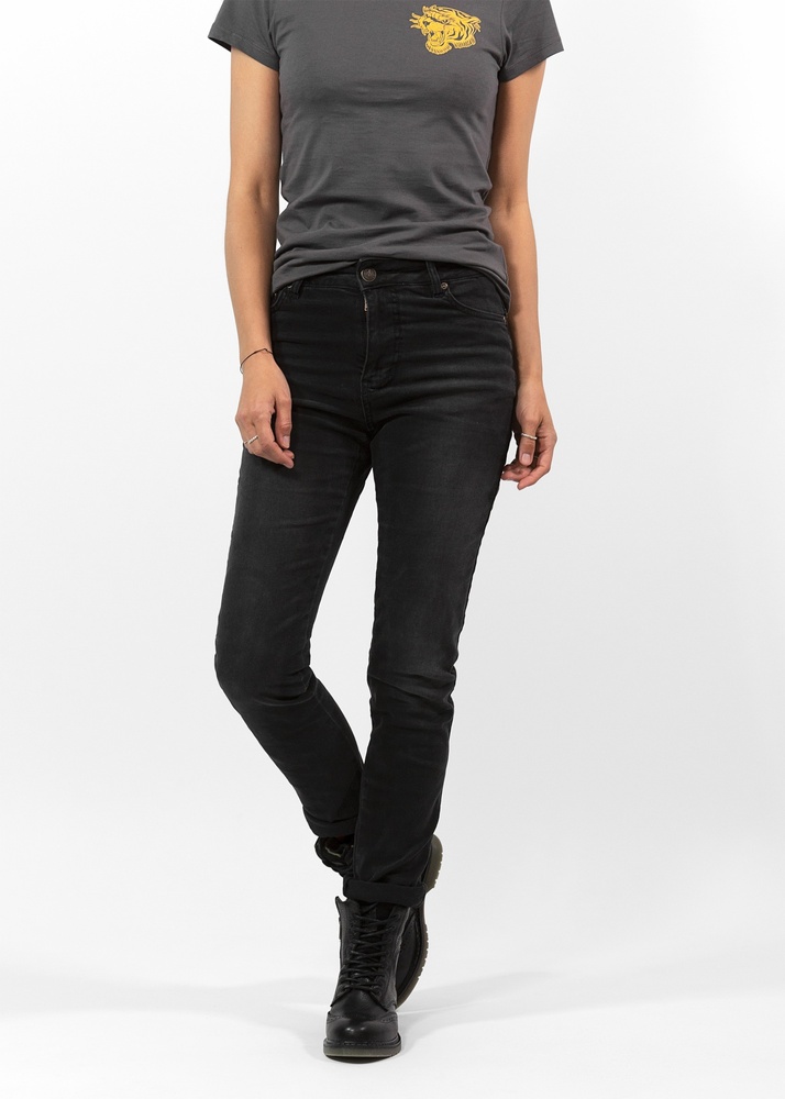 JohnDoeMotorradHosePantsBettyHighJeansBlack-W25-L32-XTM