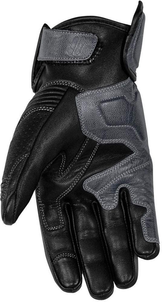 RustyStitchesMotorradHandschuheGlovesZeke68383Black-Grey-XL