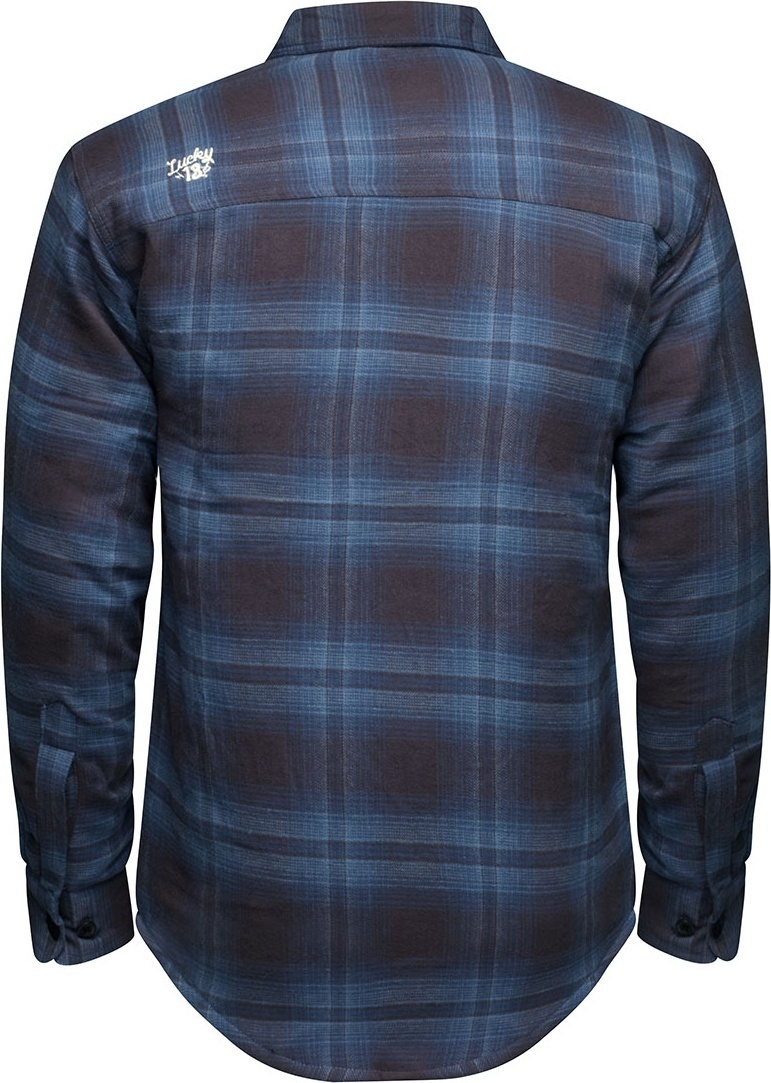Lucky13HemdShockerLinedFlannelBlueBlack