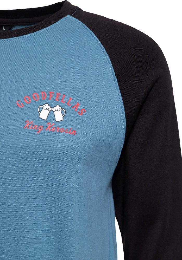 KingKerosinRaglanLongsleeveWithPrintGoodsfellasKKI32006SmokeBlue-S