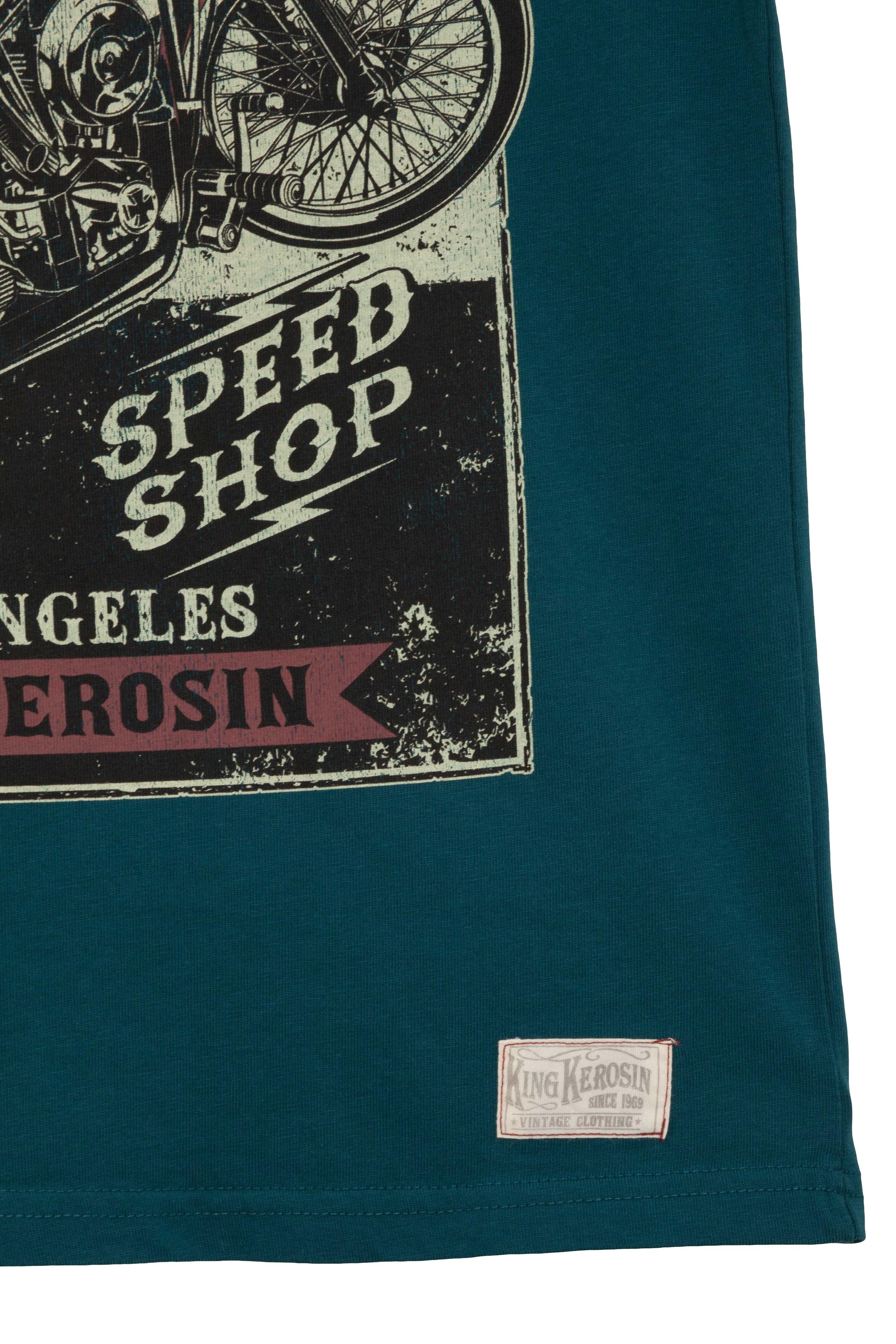 KingKerosinT-ShirtRedBaronSpeedshopBlue