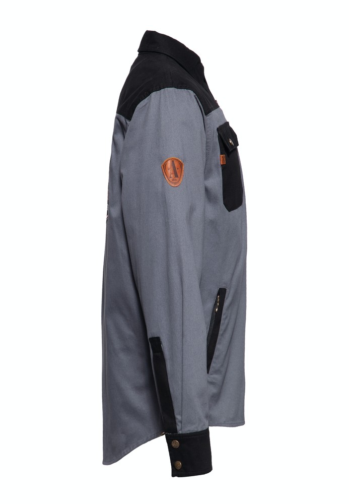 KingKerosinFunktionshemdKKI110003Grau