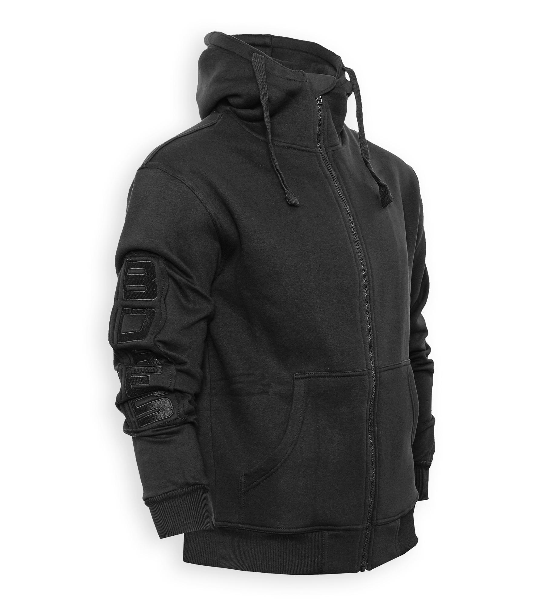 BoresHoodieFashionStyleHoodieBerlinZipBlack
