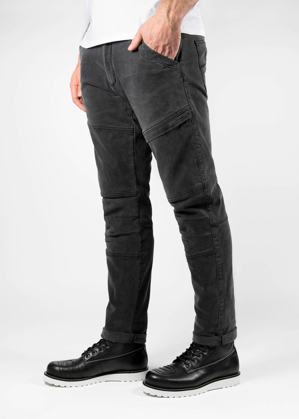 JohnDoeMotorradHoseTrophyJeans-XTMDarkGrey