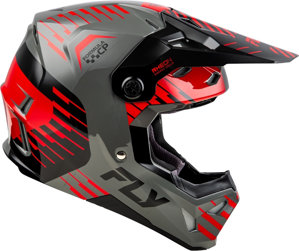 FlyRacingMotorradOffroadHelmFlyHelmetFormulaCpSlice70003Grey-Red-Black-XS