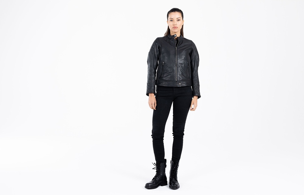 JohnDoeDamenMotorradLederjackeWomenLeatherJacketAdinaJLE8001