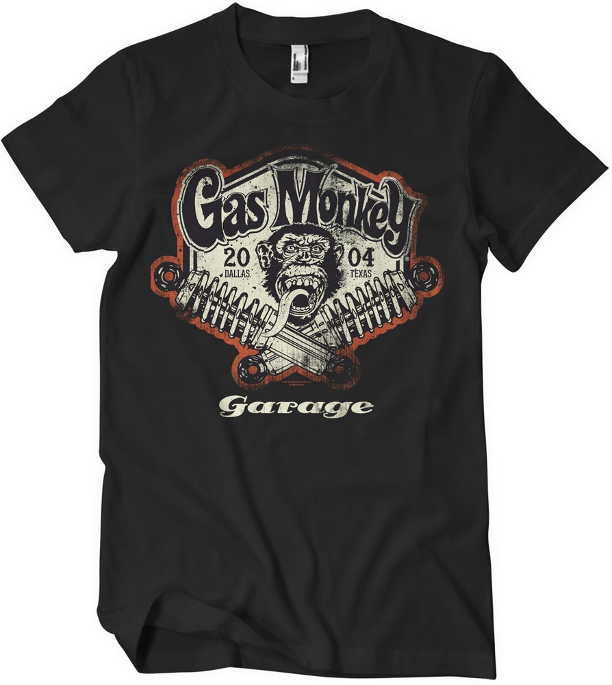 GasMonkeyGarageT-ShirtSpringCoilsT-ShirtGMG-1-GMG064-H76-7Black-S