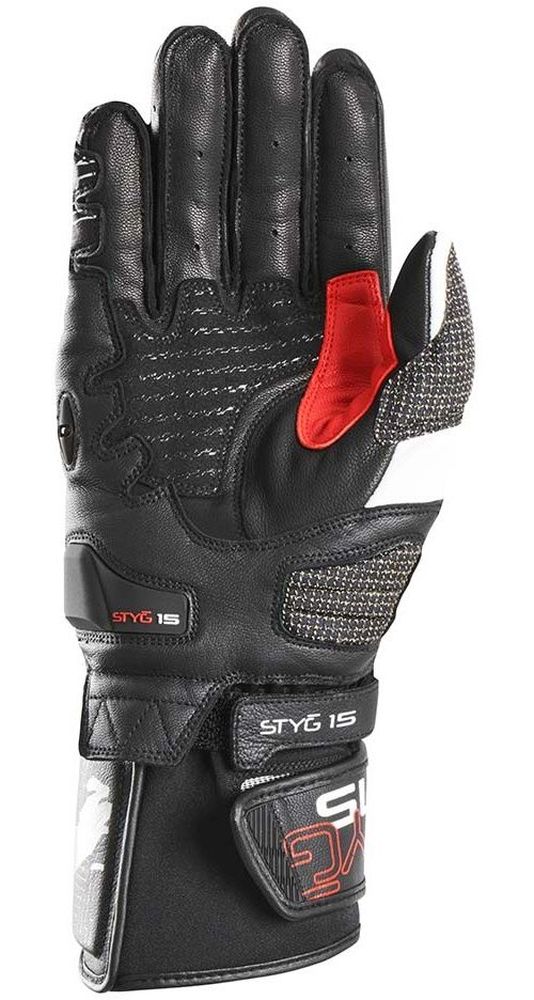 FuryganMotorradHandschuhe4609-169GlovesStyg1565338Black-White-Red-XL10
