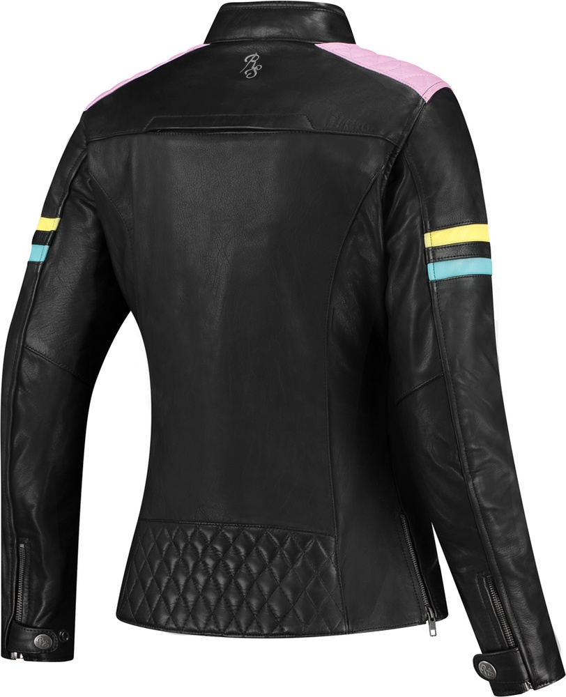 RustyStitchesMotorradJackeJoyceV268361BlackPastel-36