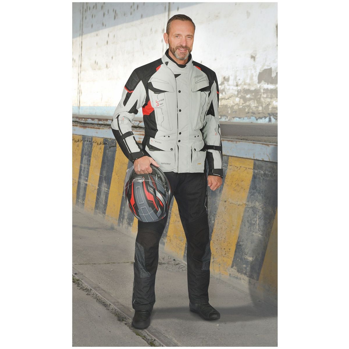 GermotJackeTextiljackeNorthwestGrayBlack