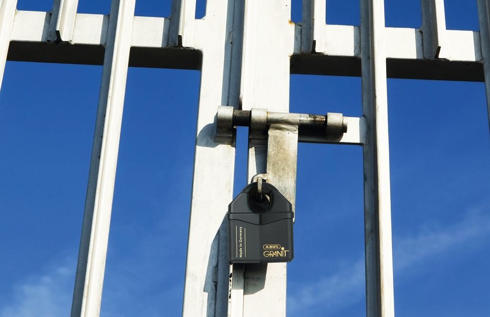 ABUSSchlossGRANIT37RK80Vorhangschloss20115Schwarz