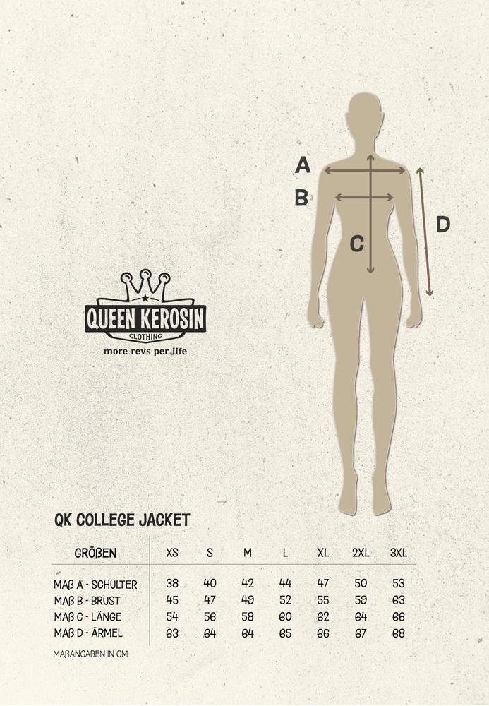 QueenKerosinDamenCollegeRaglanSweatJackeQueenOfLibertyQKU44004SoftPink-XS