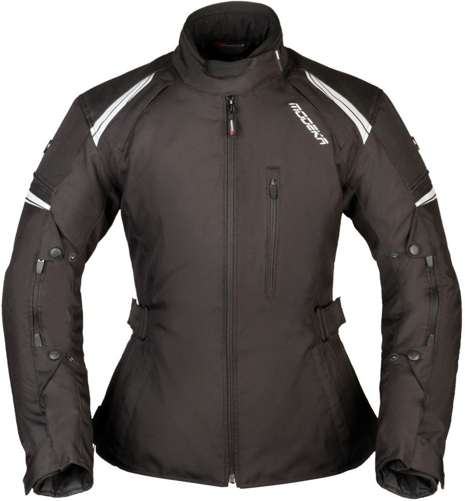 ModekaDamenMotorradJackeViolettaLady084460SchwarzSchwarz-34