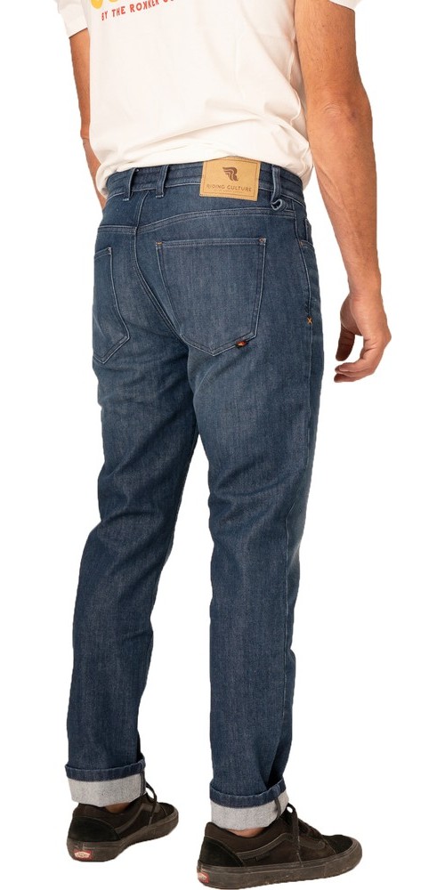RidingCulturebyRokkerMotorradhoseTaperedSlimMenBlueLT