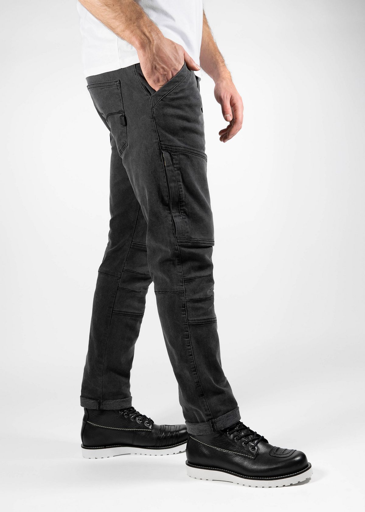 JohnDoeMotorradHoseTrophyJeans-XTMDarkGrey