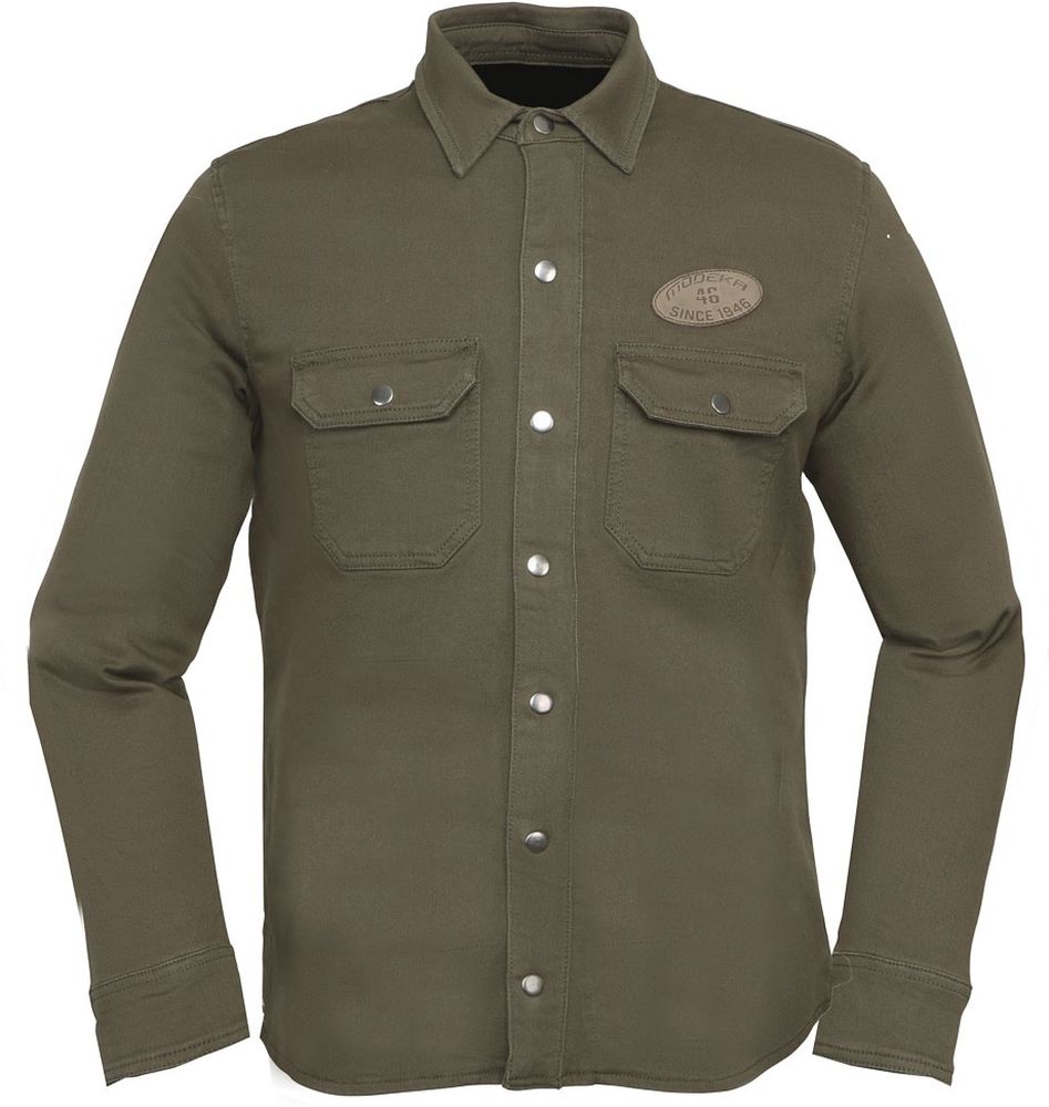ModekaMotorradHemdOliwer086770Olive-3XL