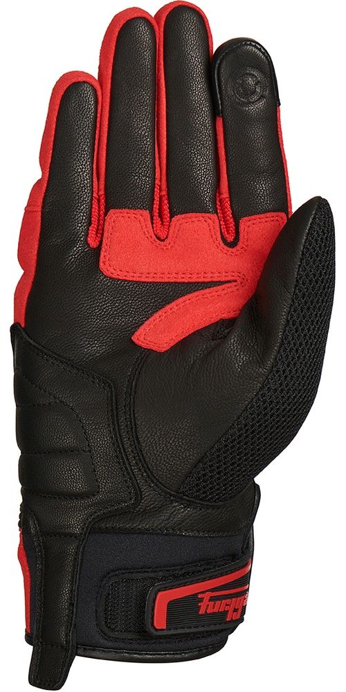 FuryganMotorradHandschuhe4544-108DustGlovesD3O65604Black-Red-M