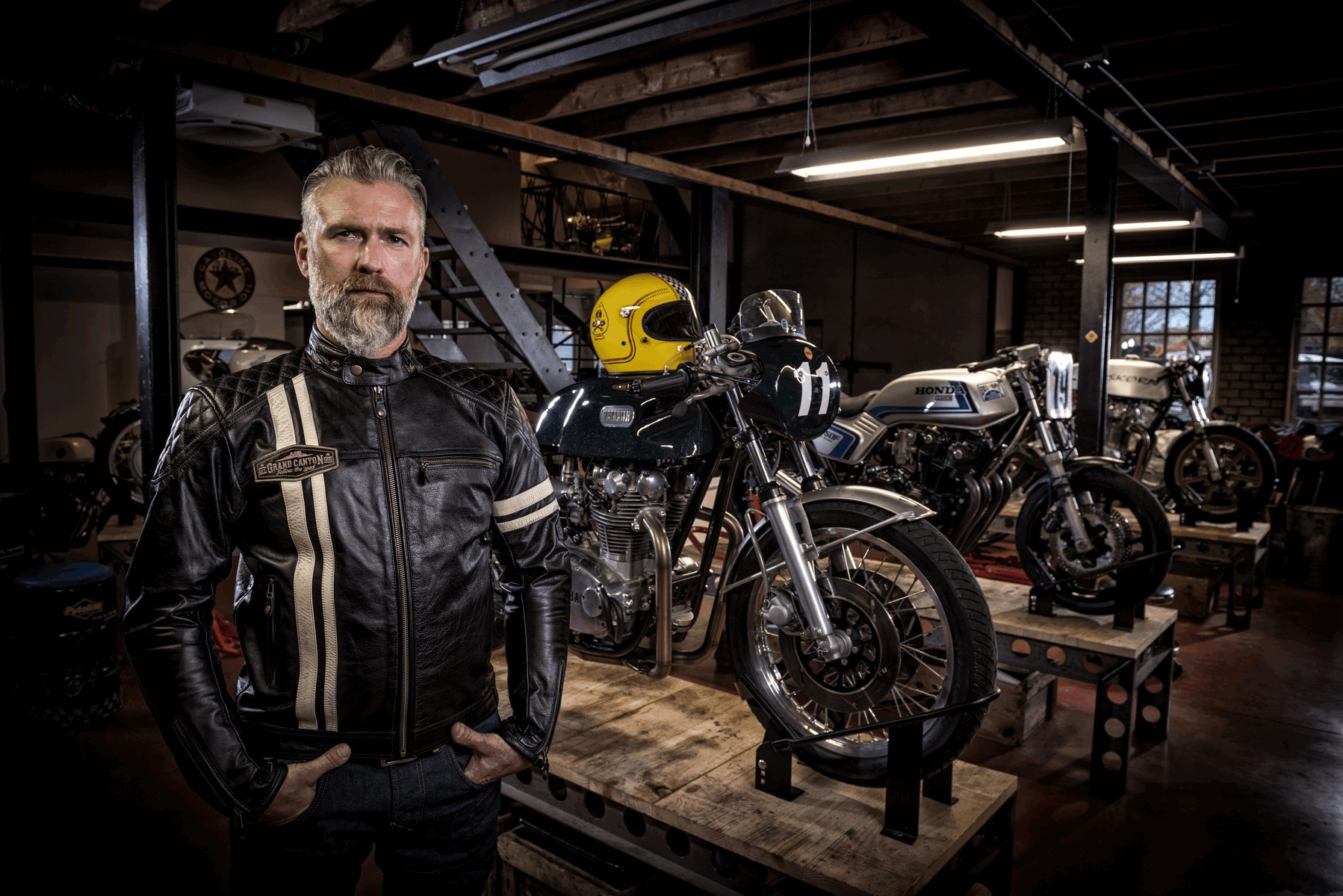 GrandCanyonLederjackeKirkJackeBlack