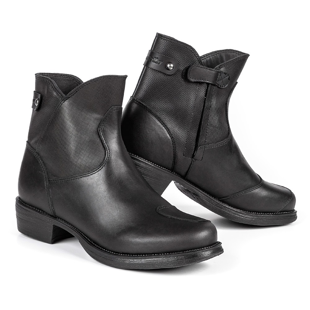 StylmartinMotorradSchuhePearlJDamenStiefeletteBlack