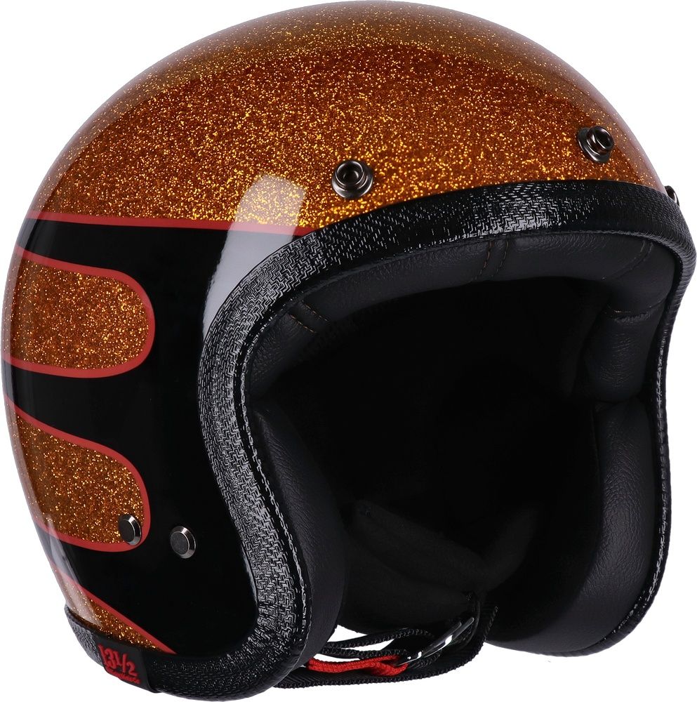 1312MotorradJethelmSkullBucketHelmetDRE0037MetalFlake-XS