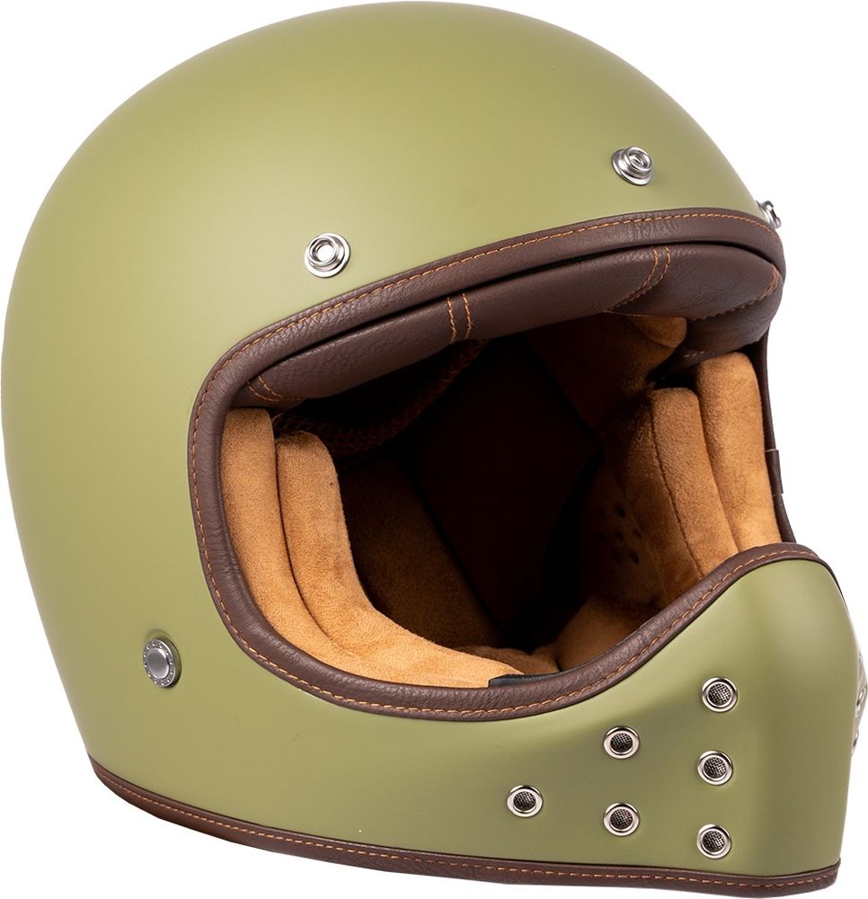 ByCityMotorradIntegralhelmTheRockHelmetBYC0083Green-XS